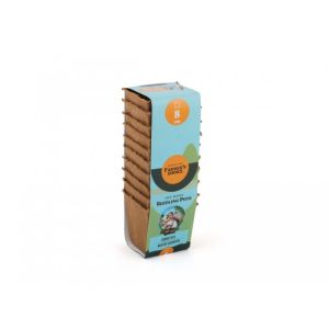 Biodegradable square seedling pots, 8 cm (10 pcs.)