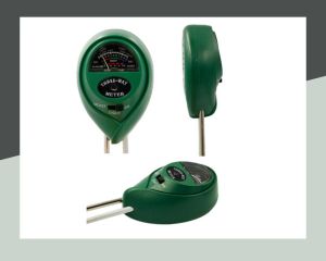 A device for measuring moisture, PH and light in the soil